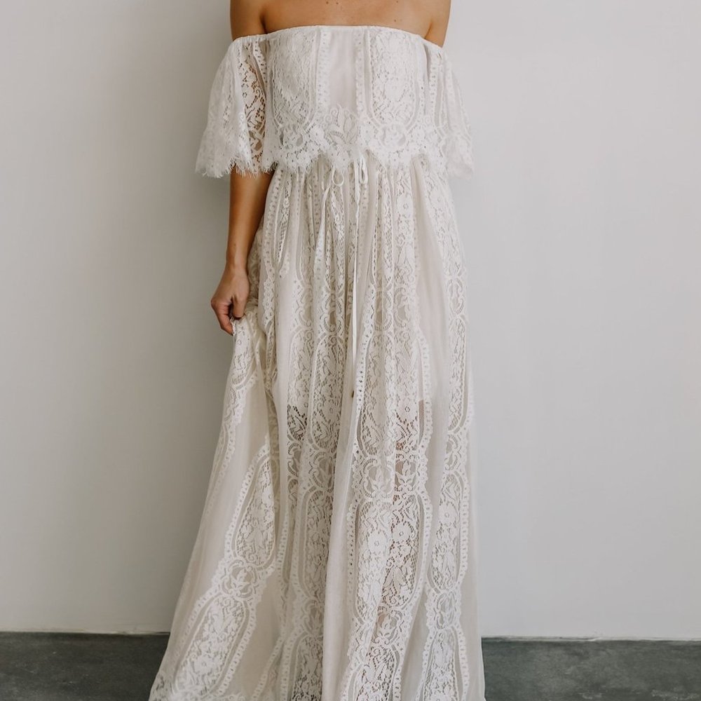 Baltic Born Caroline Lace Maxi Dress Large NWOT